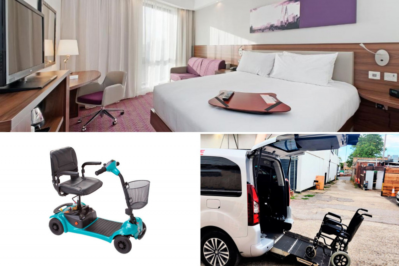 London 4-day accessible trip: Place to stay + Shuttle service + Electric scooter rental