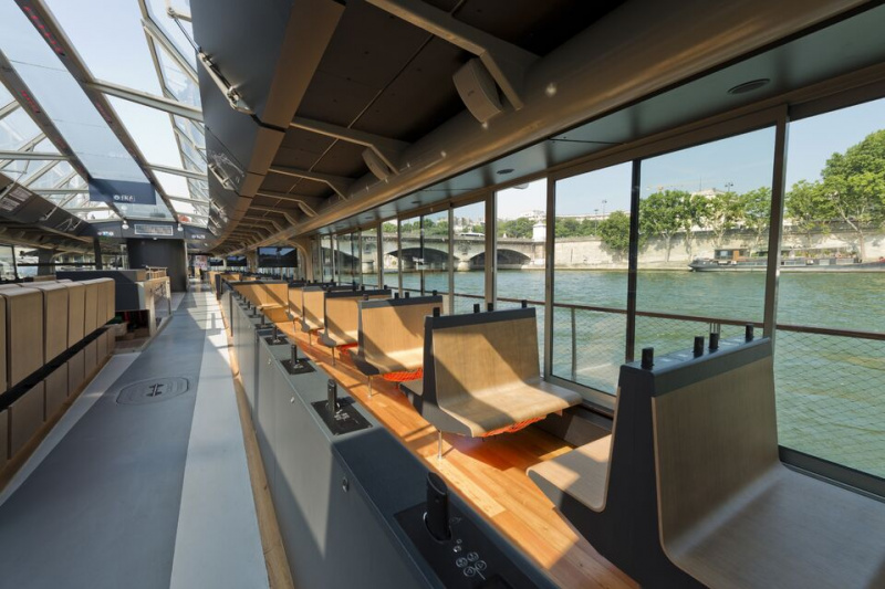 The boat's interior