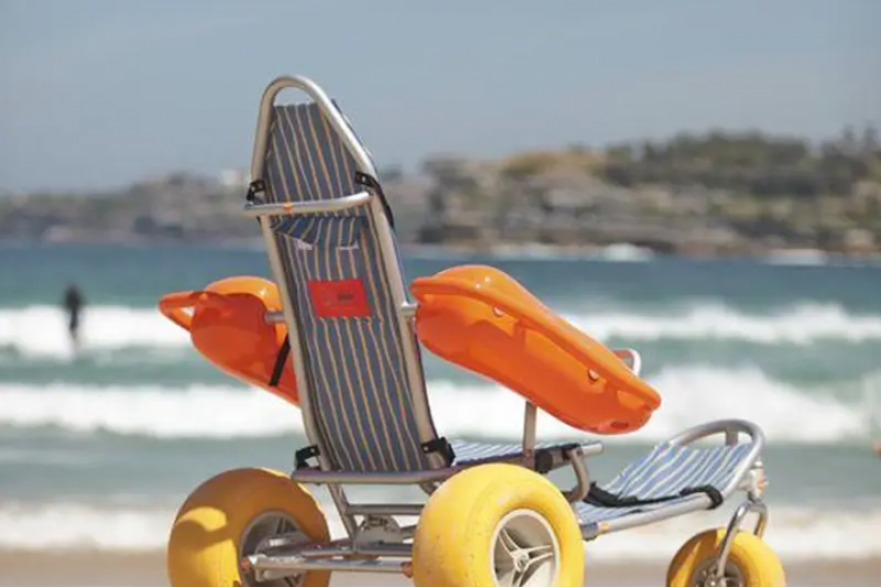 Beach wheelchair
