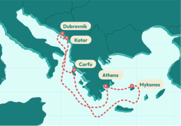 Virgin Voyages Cruise:  Athens, Corfu, Dubrovnik & More- Adults only
