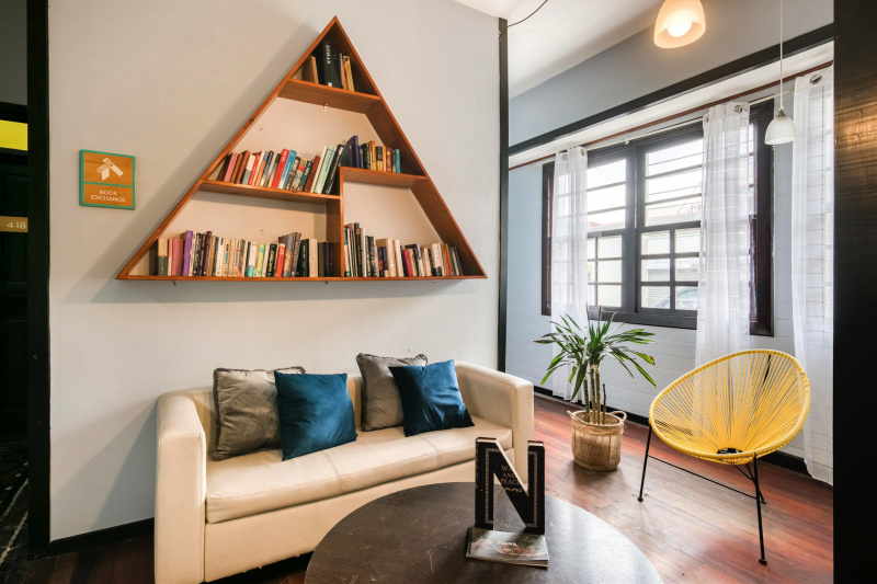 Library with lounge seating