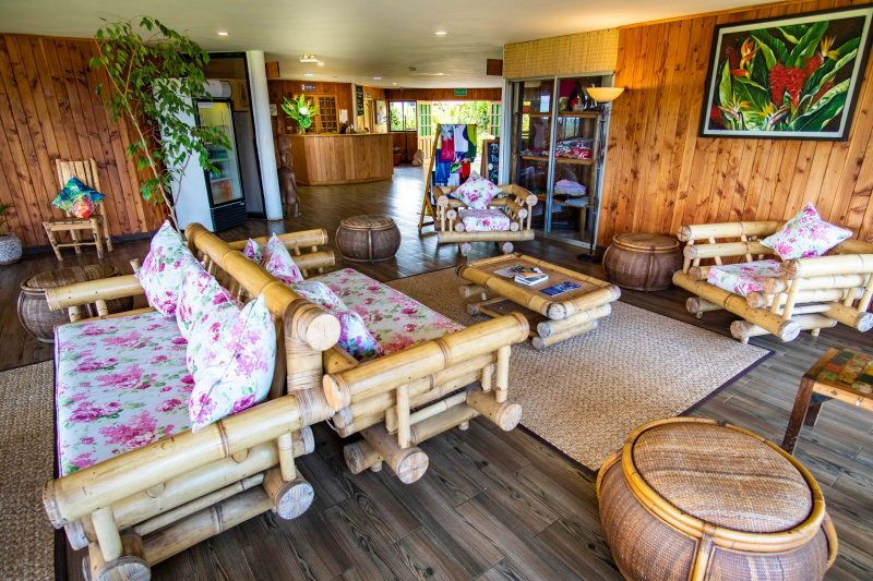 Lobby seating area