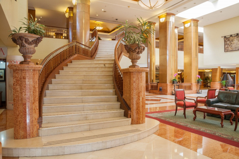 Barceló lobby has an elegant stairway