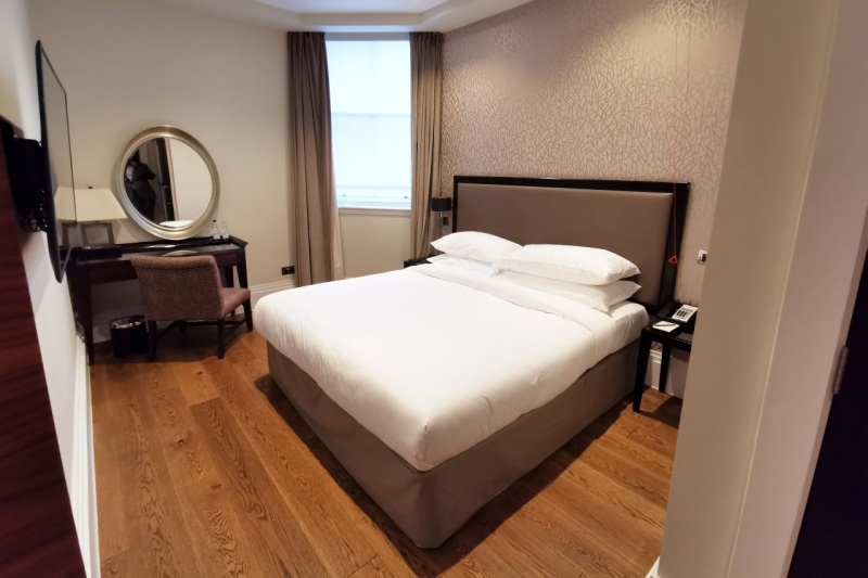 Suite with accessible work desk