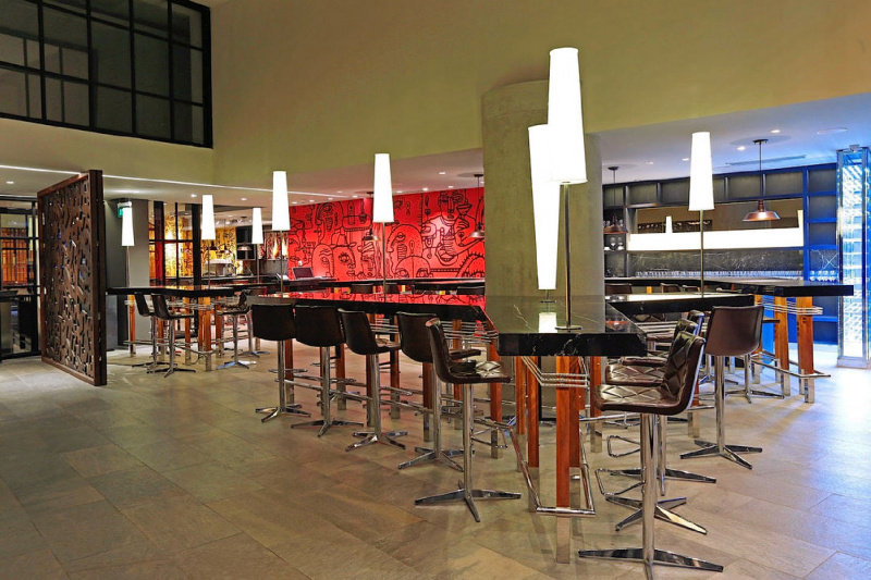 Hotel bar and lounge