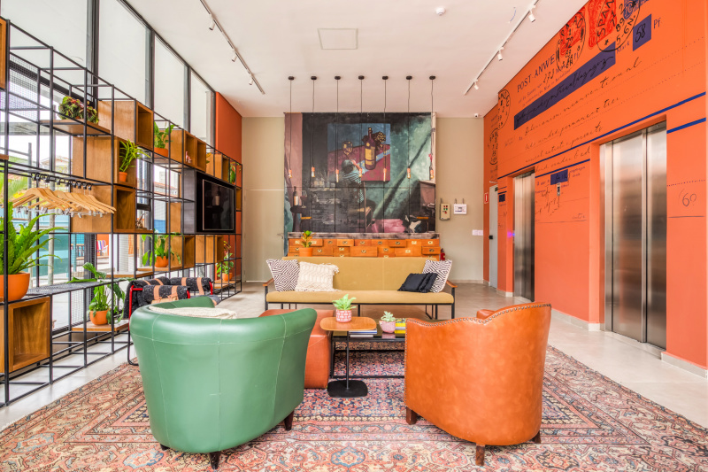 Selina Madalena lobby and elevators