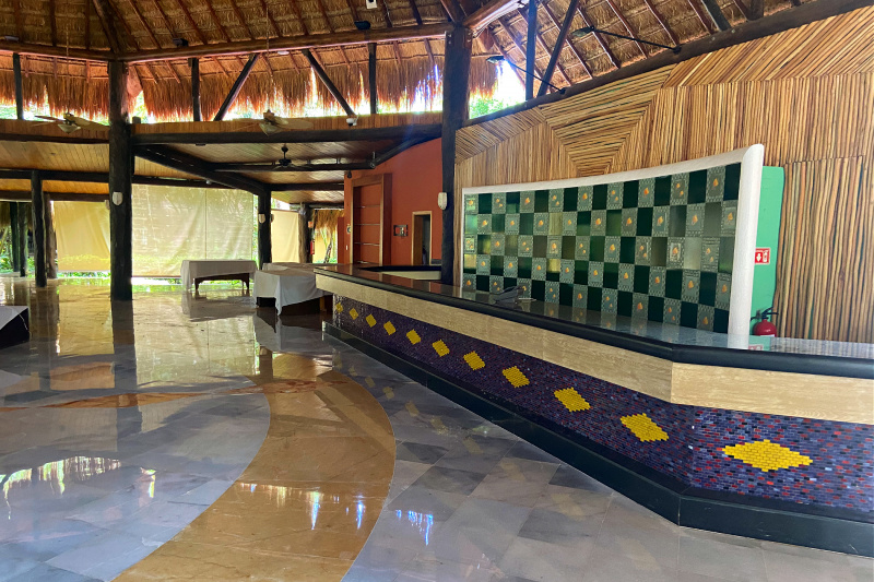 Lobby with check-in desk