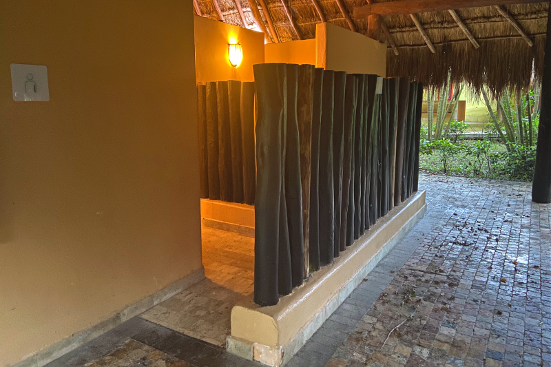 Bathroom entrance and pathway