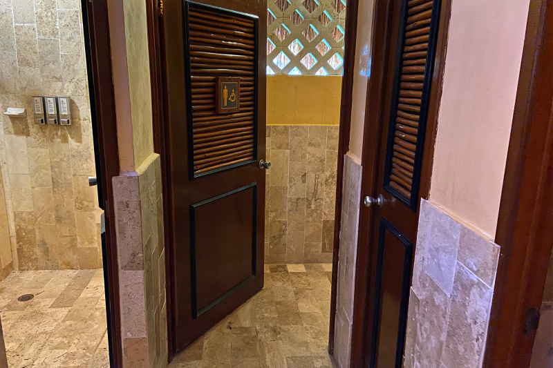 Bathrooms with accessible stall