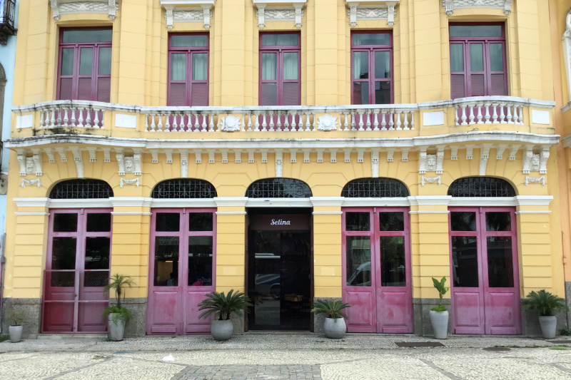 Selina Lapa Rio de Janeiro step free entrance with refurbished exterior