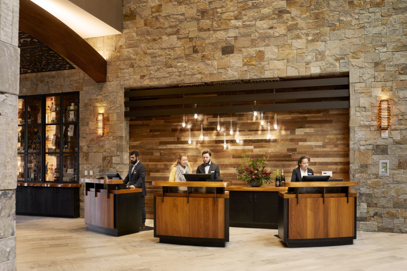 Lobby and front desk