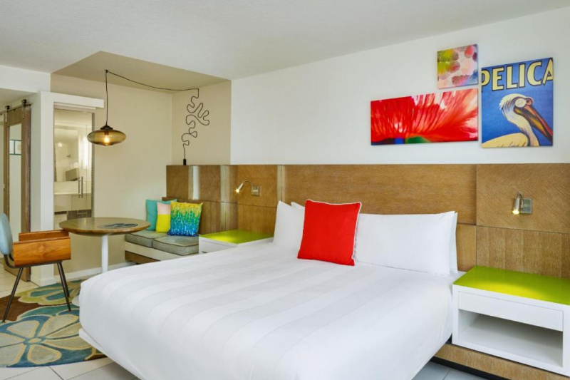 A guest room
