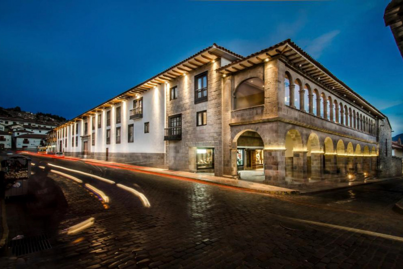 The hotel facade