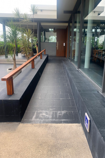 The entrance to the main restaurant