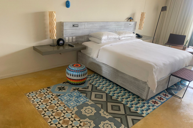 A guest room