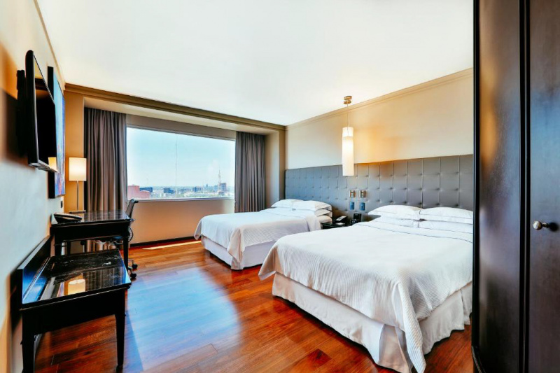 A guest room
