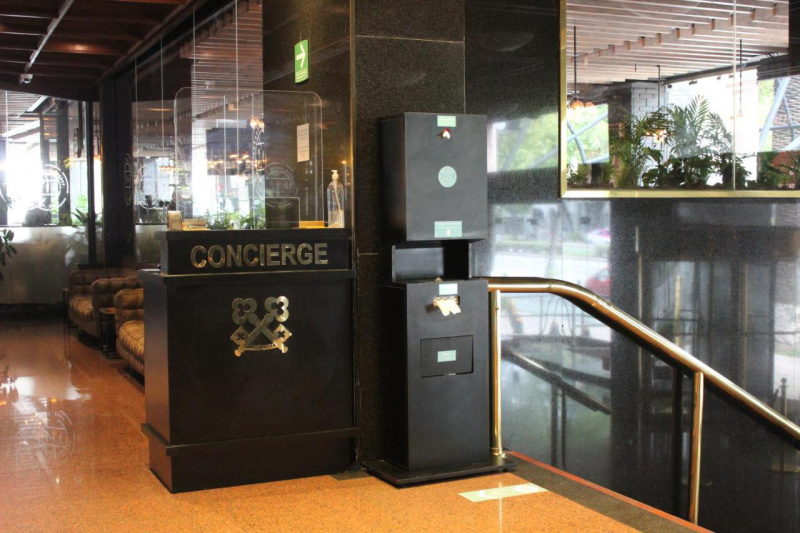 The concierge desk