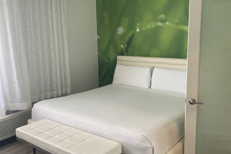 A guest room