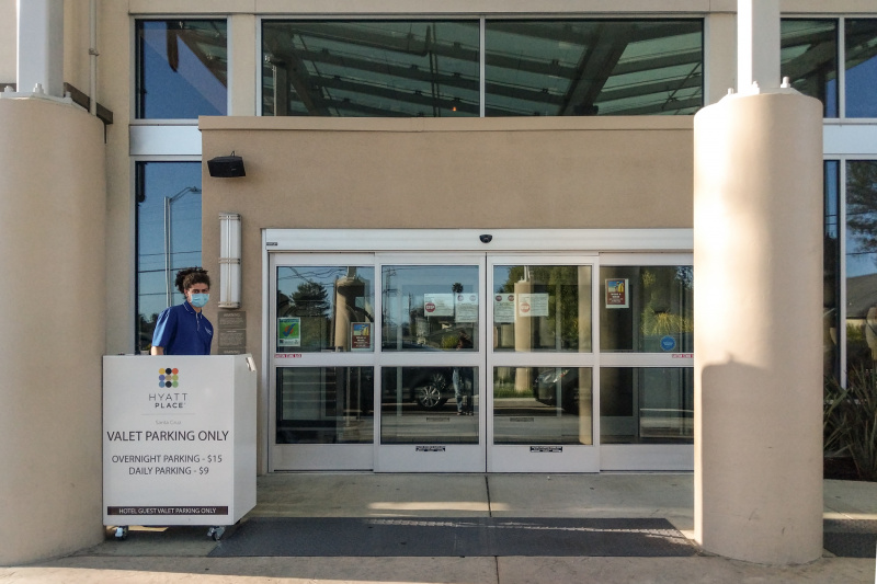Hotel entrance