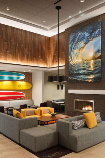 Hotel lobby
