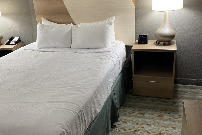 A guest room