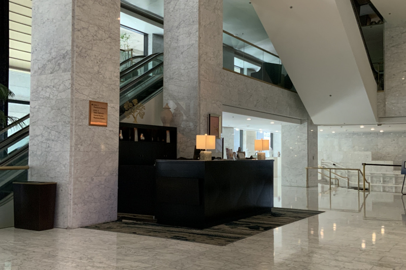 Reception desk