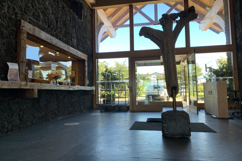 Reception area