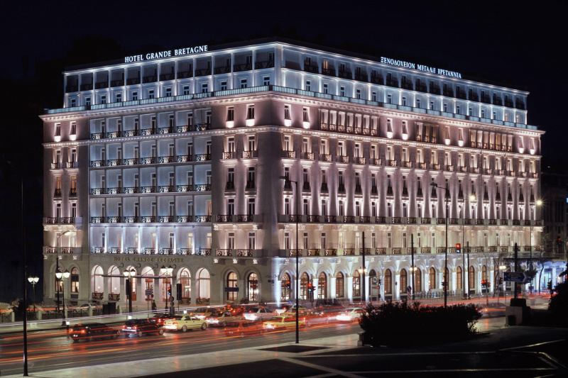 The hotel facade