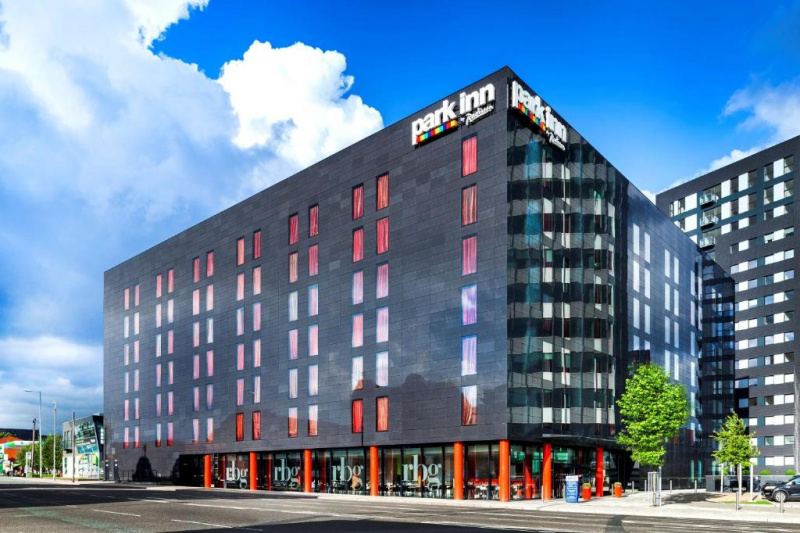 The hotel facade