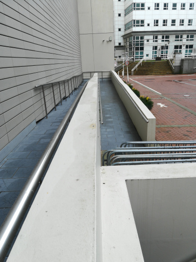 The entrance ramp