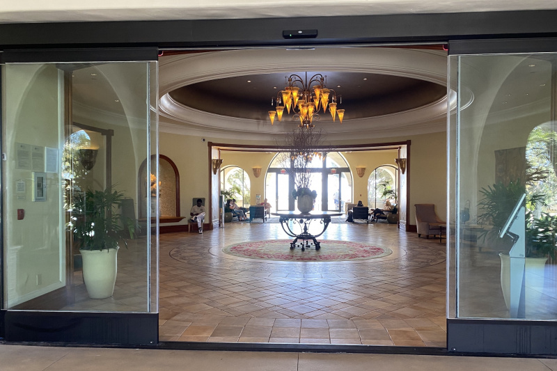 Hotel entrance