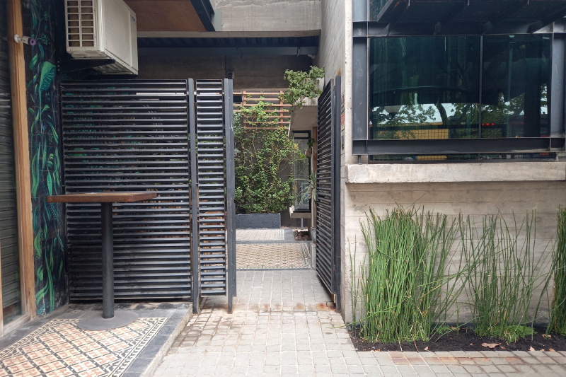 Entrance gateway.