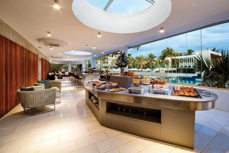 Buffet breakfast area
