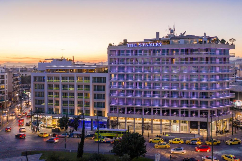 Hotel facade.