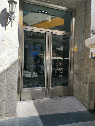Step-free entrance to the building