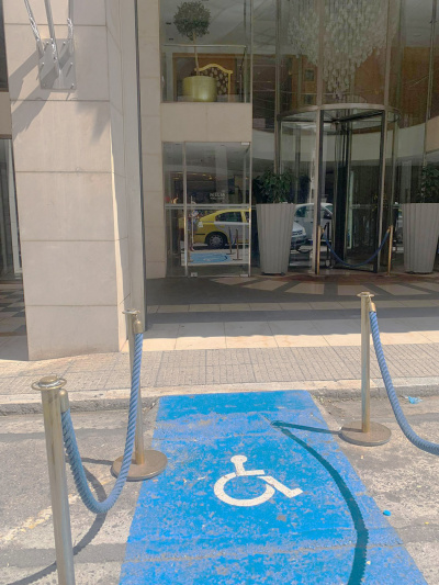 Hotel entrance