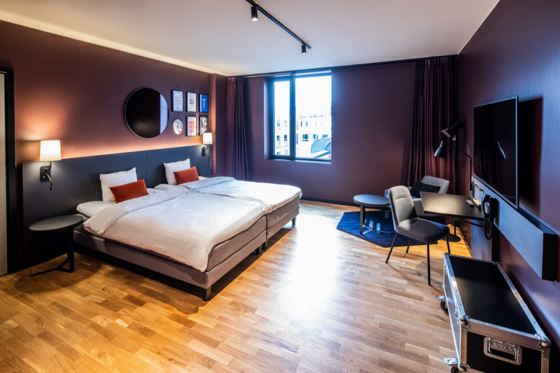 Accessible room 2 single beds