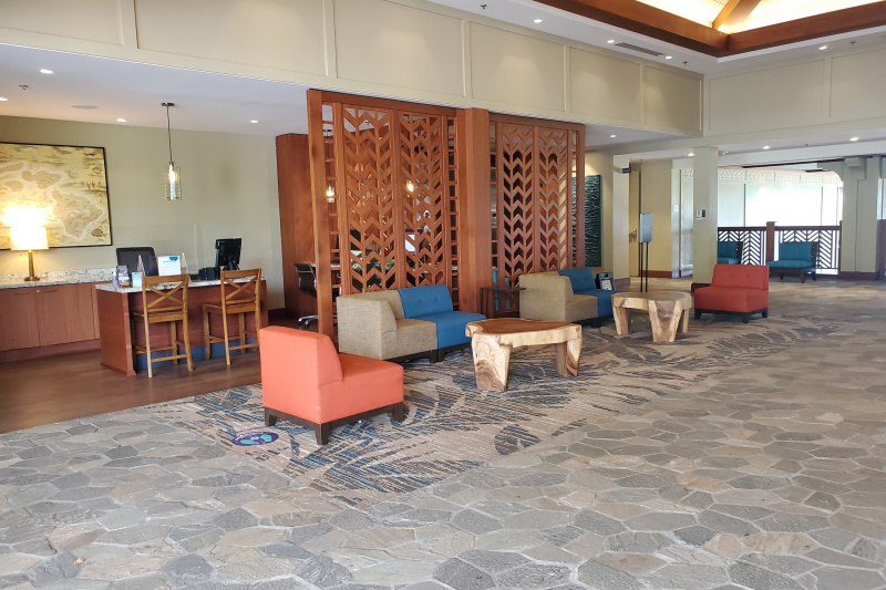 The lobby