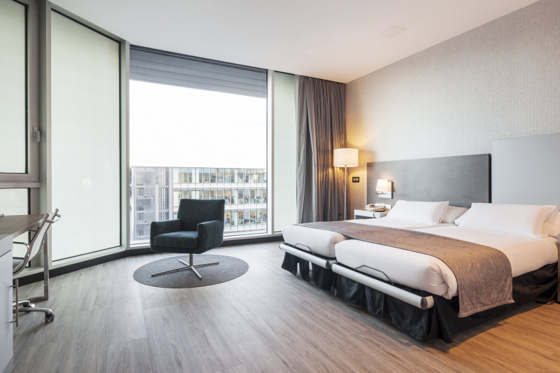An accessible guest room