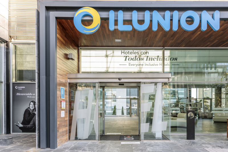 The main entrance