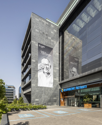 The main entrance