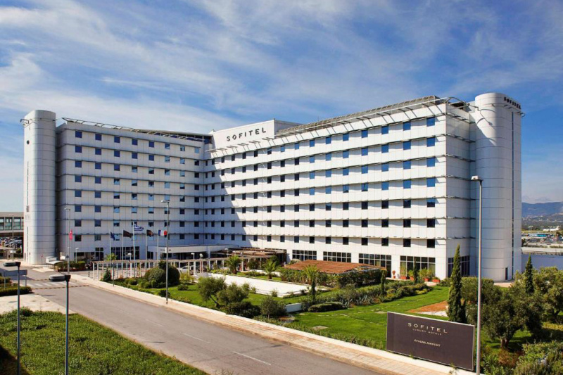 The hotel building