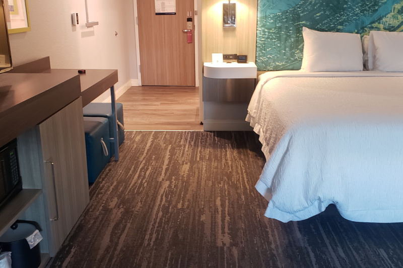 An accessible guest room