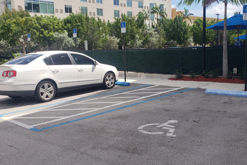 The parking lot