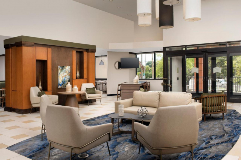 Lobby seating area