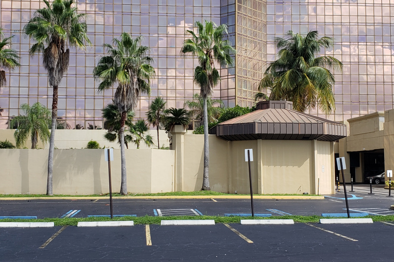 The parking lot