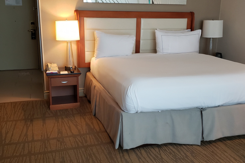 An accessible guest room
