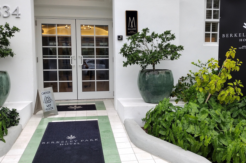 Hotel entrance