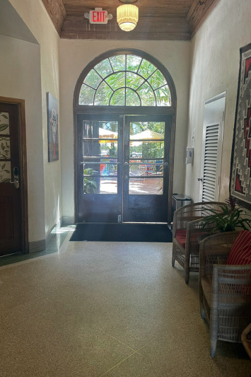 Hotel entrance