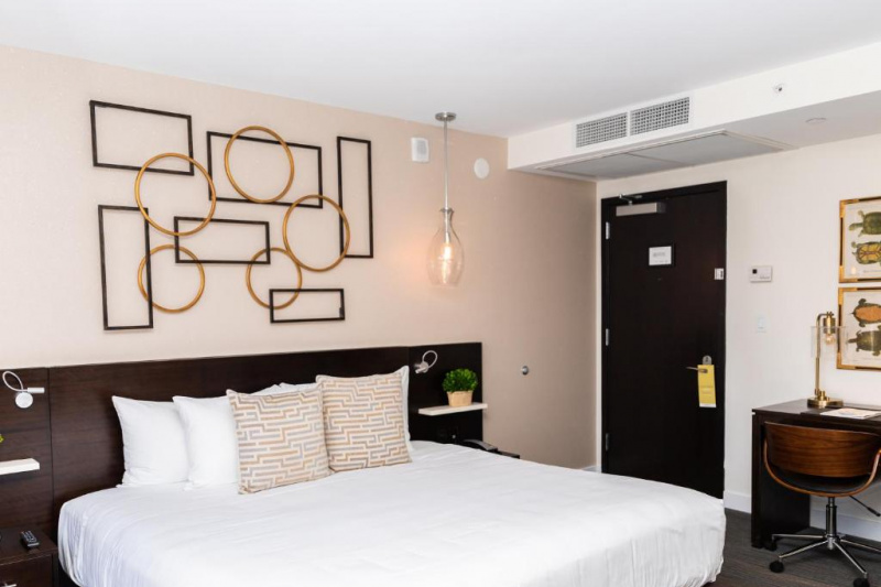 An accessible guest room